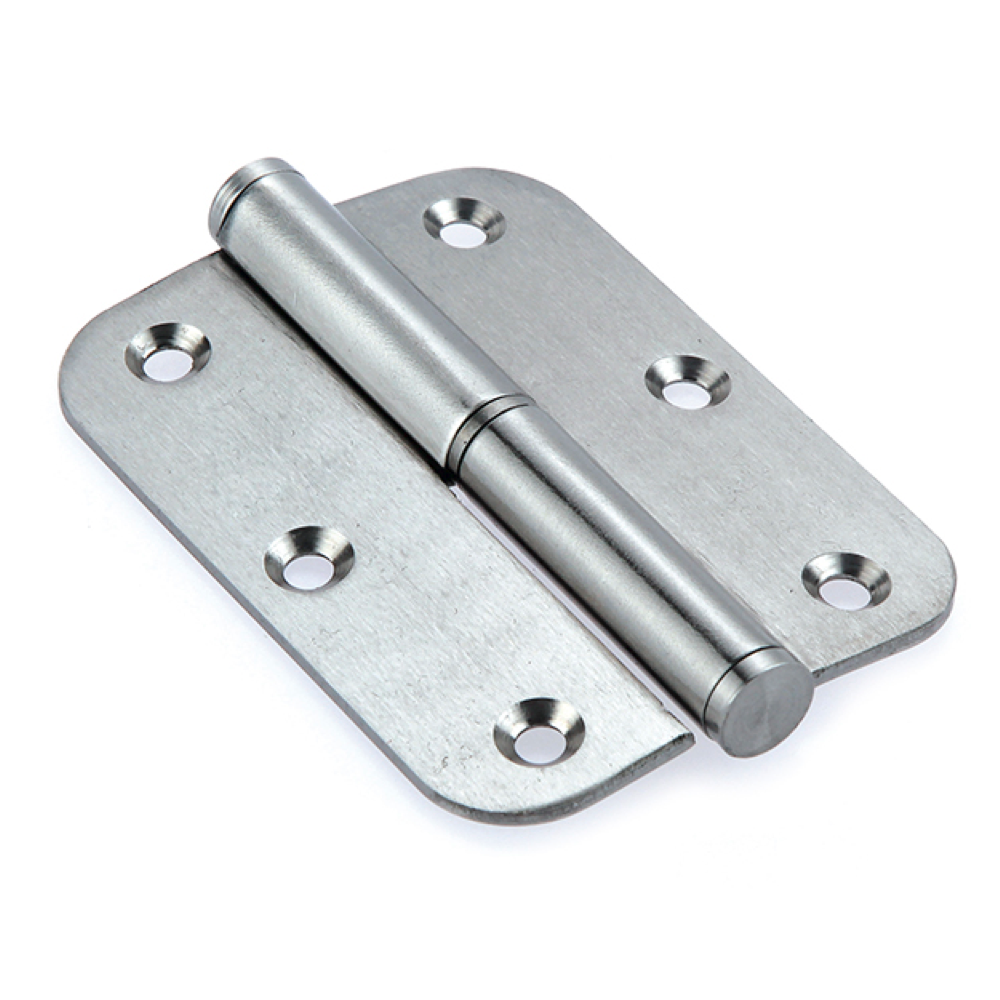 Cerniera a perno in acciaio inossidabile a bordo tondo per porte 90mm x 65mm