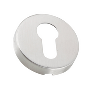 Bocchetta a goccia con rosetta tonda in acciaio inossidabile per porte