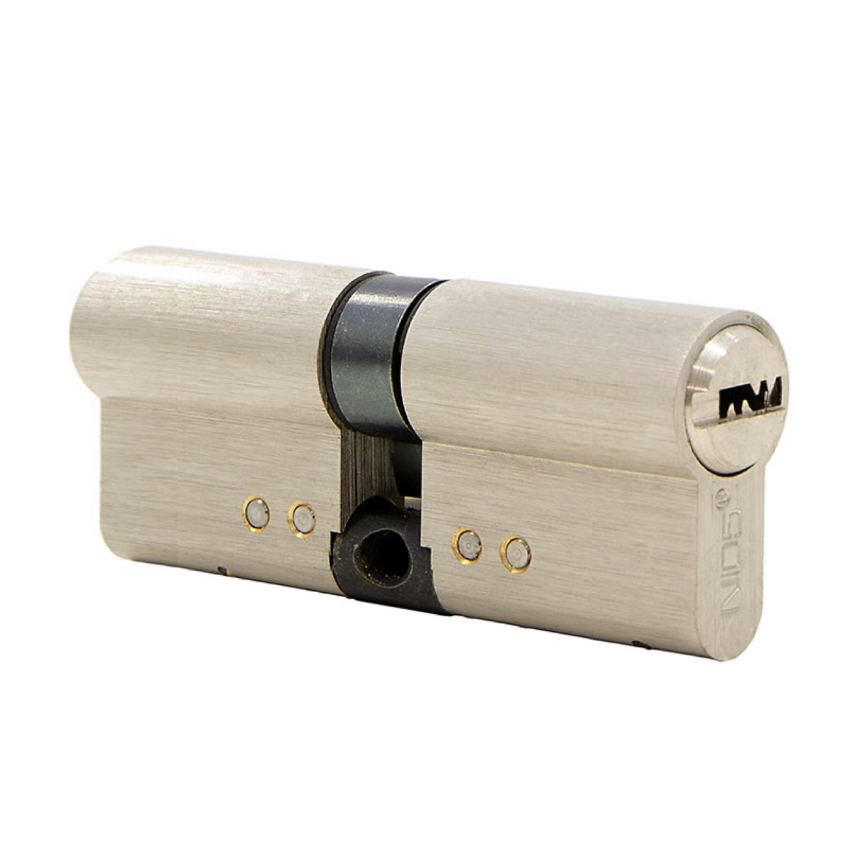 Cilindro di sicurezza 35x35 nichelato con camma lunga per porte