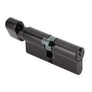 Cilindro nero con pomolo e chiave a denti 35x35