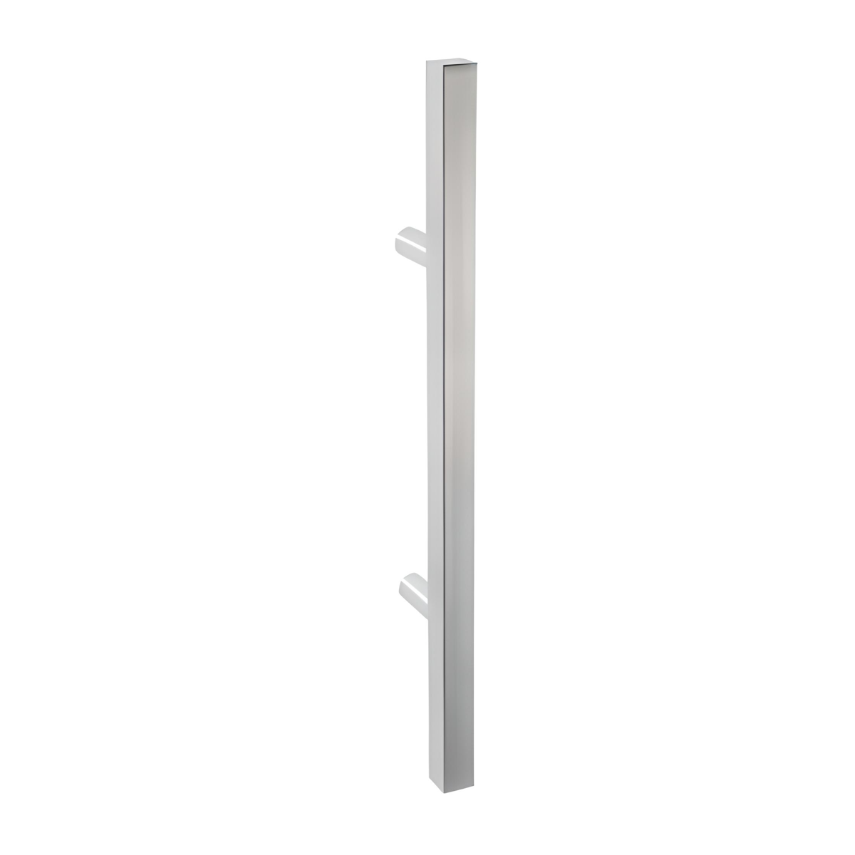 Maniglione quadrato in acciaio inossidabile da 300mm interasse e 25mm di spessore per legno e vetro