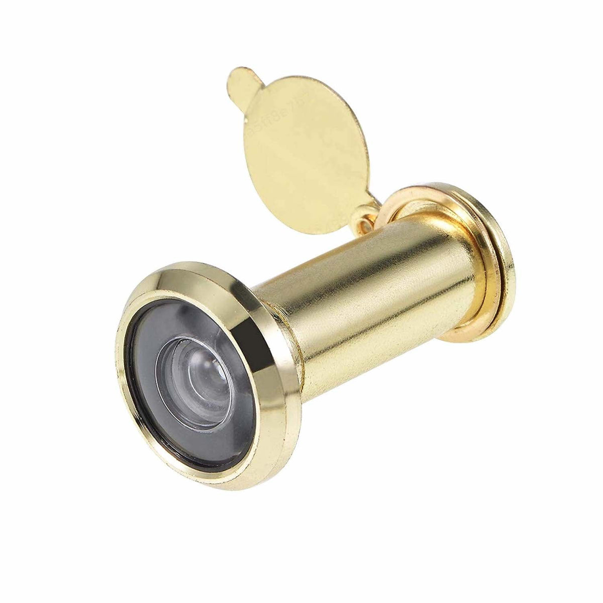 Spioncino finitura dorata con lenti per porte da 35-65mm