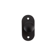 Pomolo piccolo ovale modello 6032 finitura nera 30X65 per armadi
