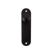 Pomolo per armadio ovale materiale alluminio modello 6032 finitura nero