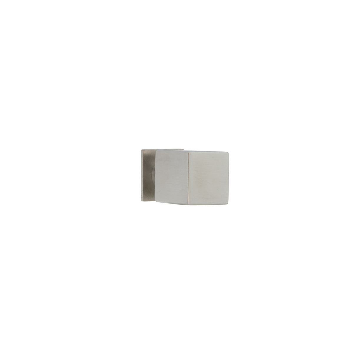 Pomolo quadrato con collo di 26 mm di altezza in acciaio inossidabile, ideale per mobili